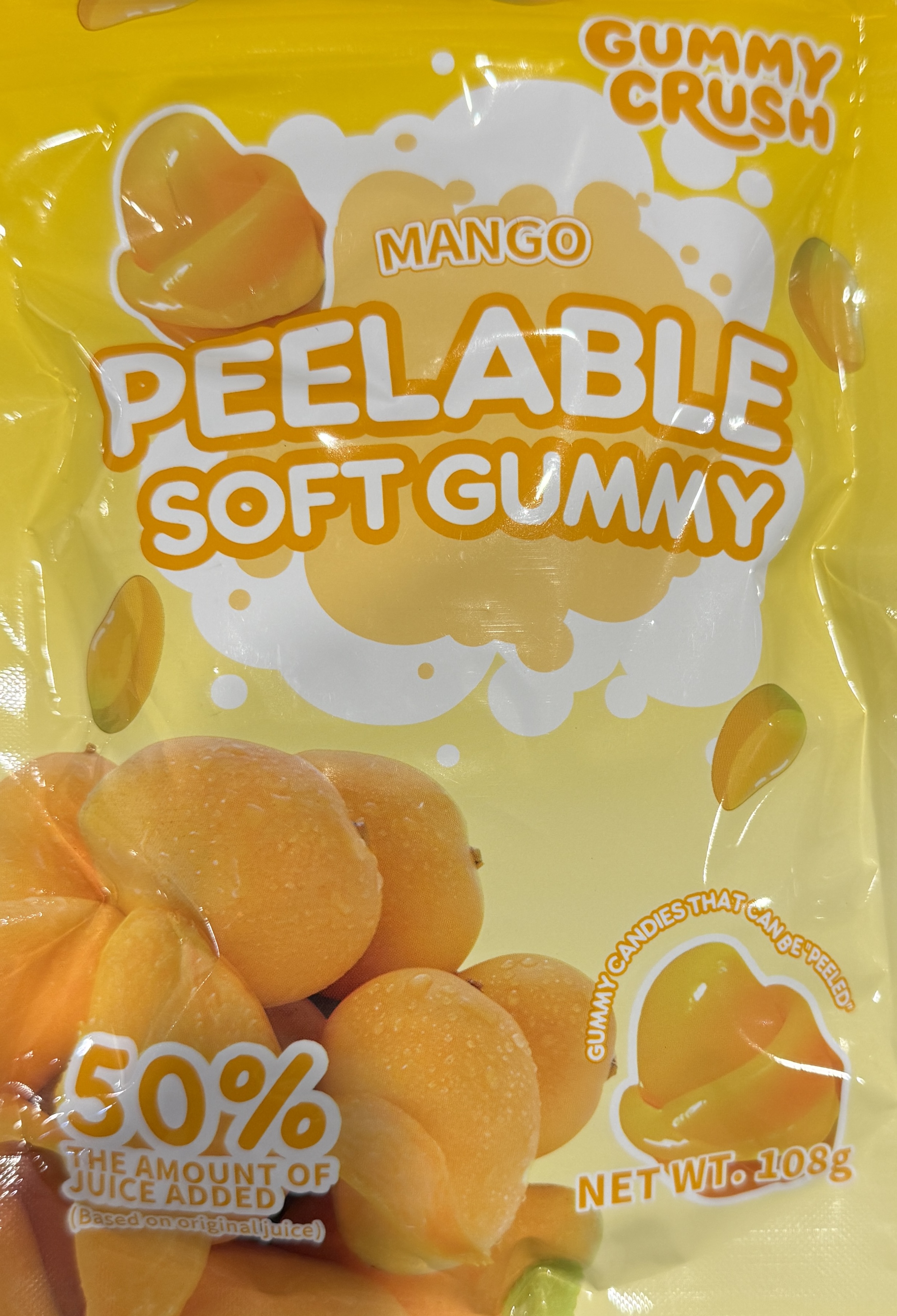 Mango Peelable Gummies 108g x 48