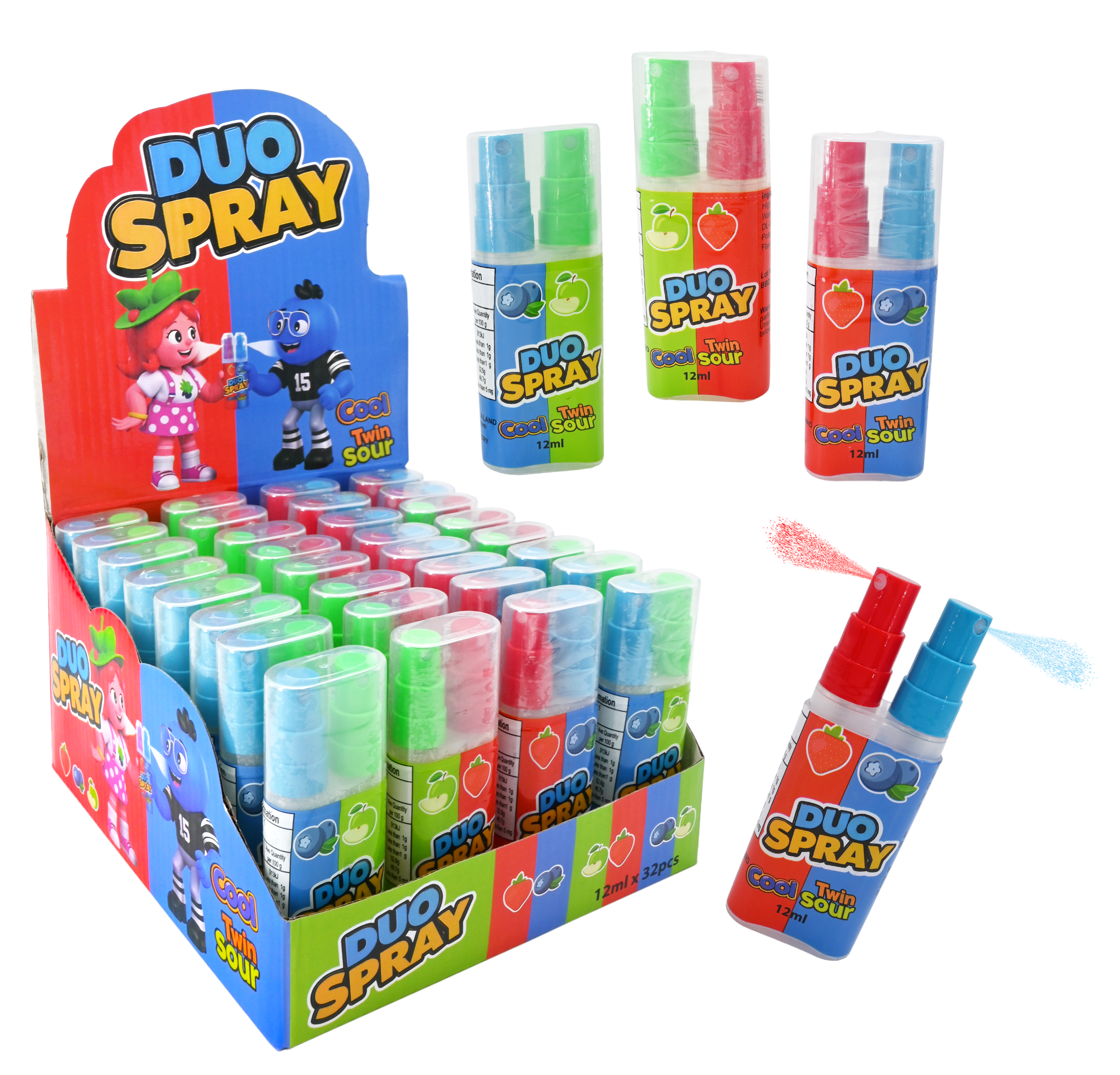 Double Spray Liquid Sour 24pcs