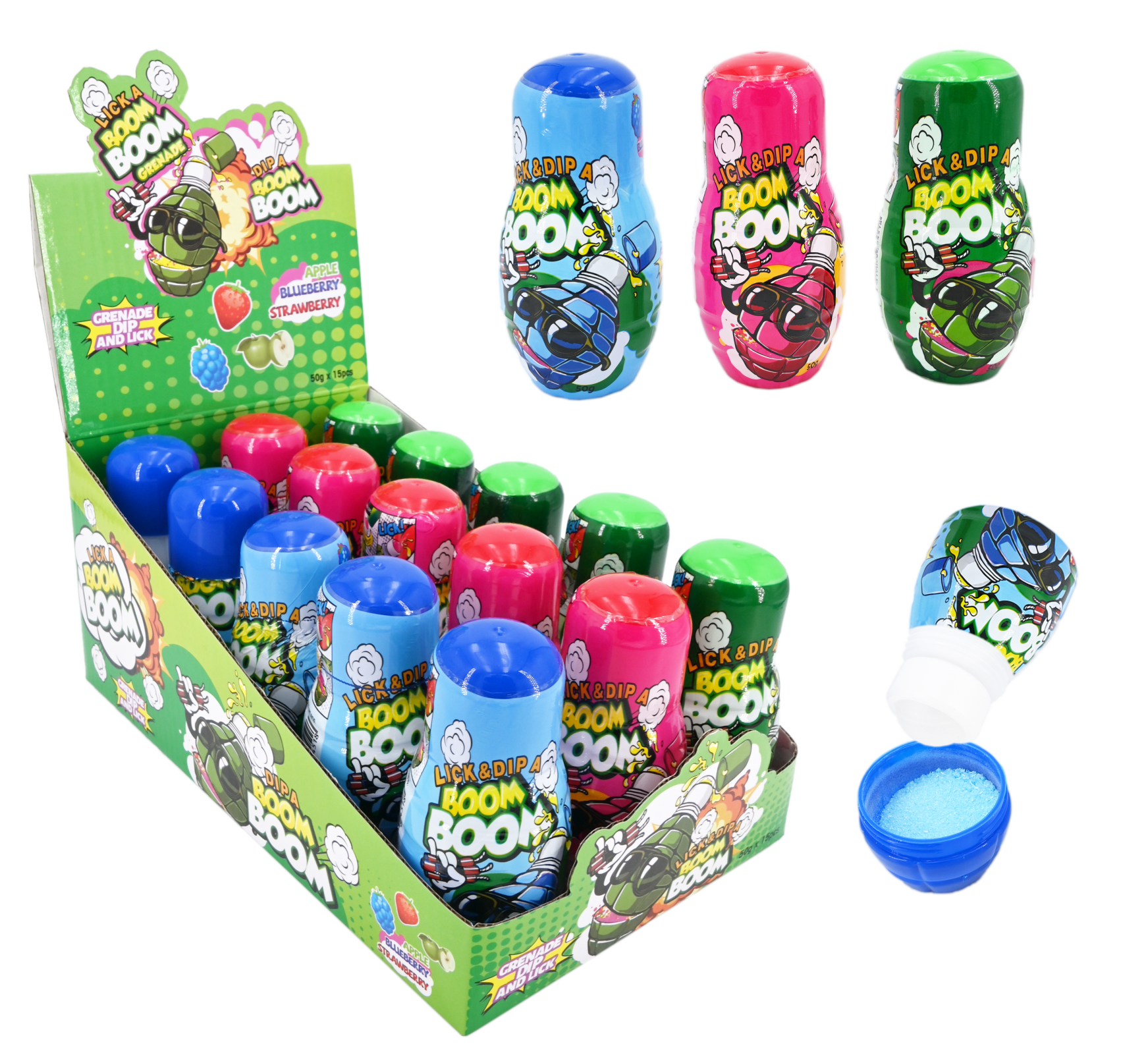 Lick & Dip Boom Liquid Candy 15pcs