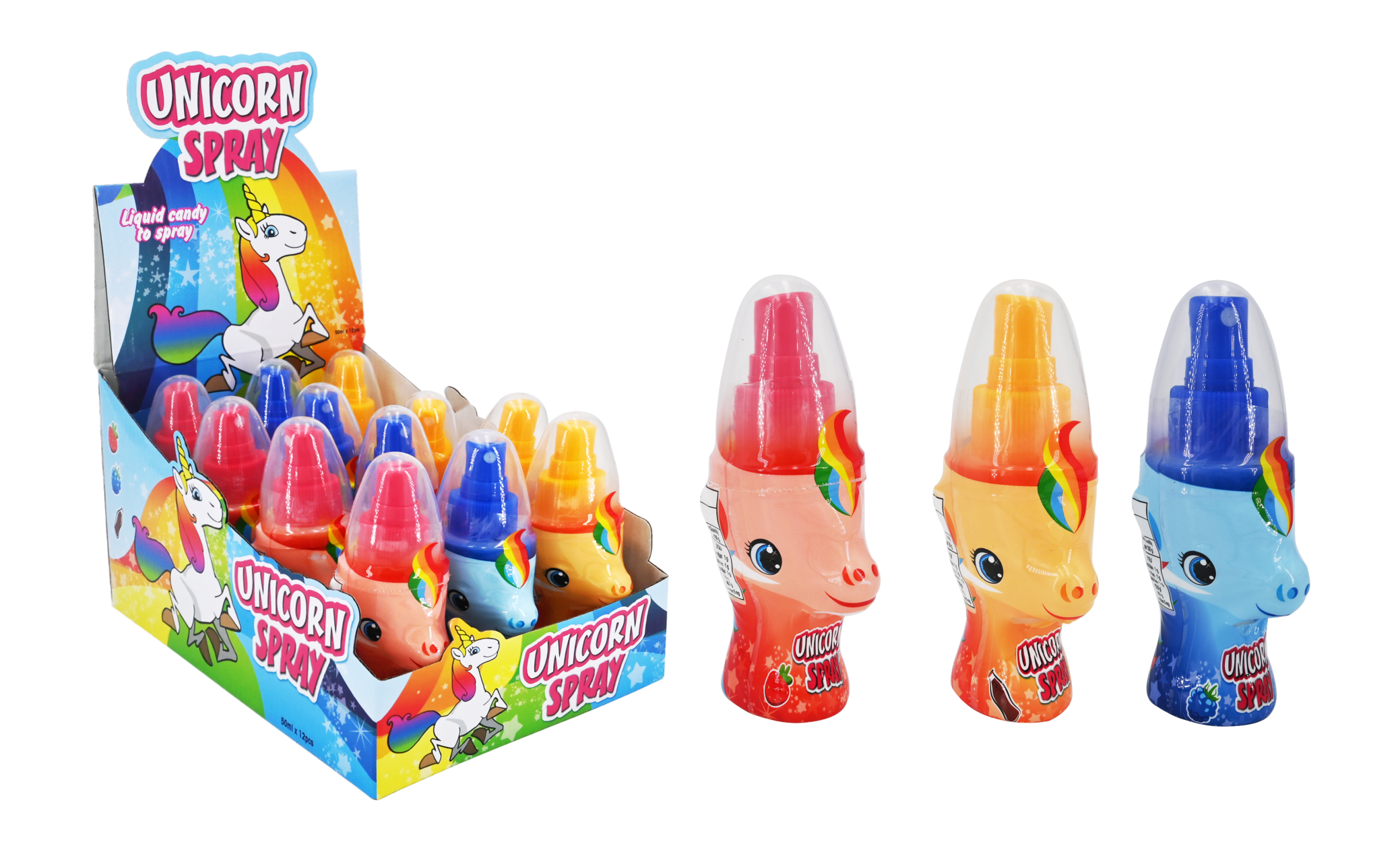 Unicorn Spray Liquid Candy (50ml) 12pcs